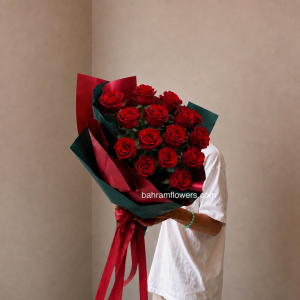 دسته گل رز ۲۰ عددی