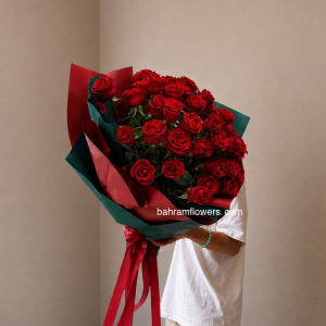 دسته گل رز ۴۰ عددی